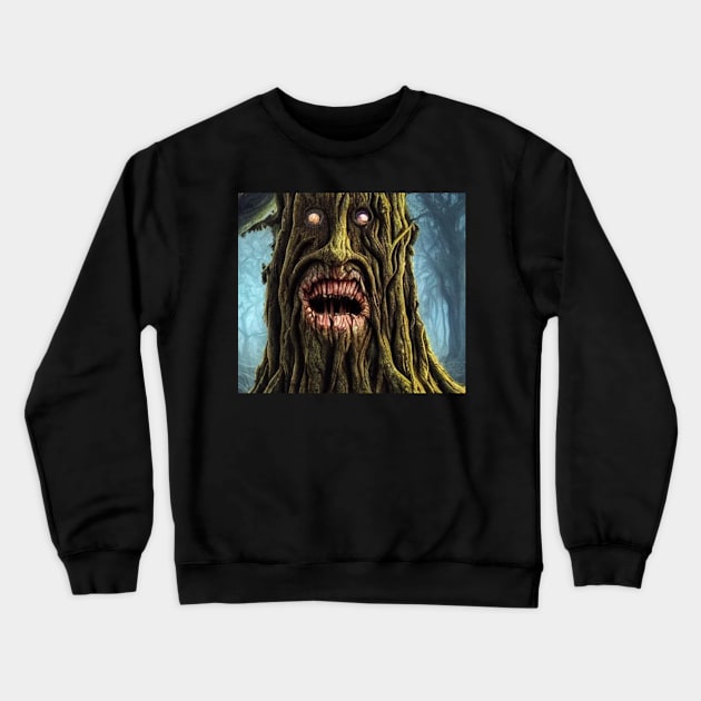 Oak Tree Monster Crewneck Sweatshirt by Madisen Harvey
